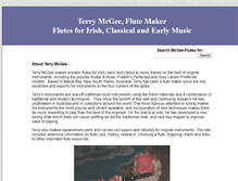 Tablet Screenshot of mcgee-flutes.com
